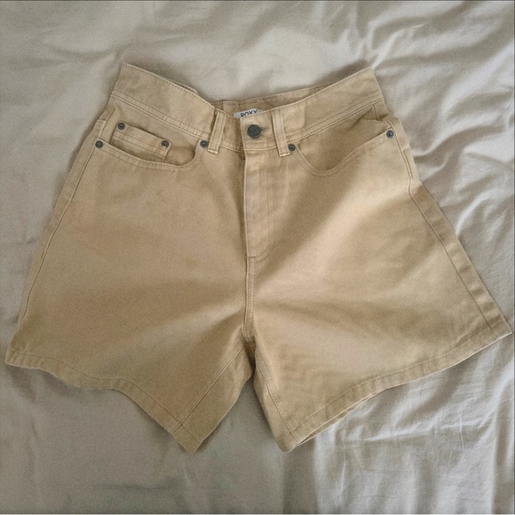 Roxy Pants - Vintage Y2K-style cream denim shorts